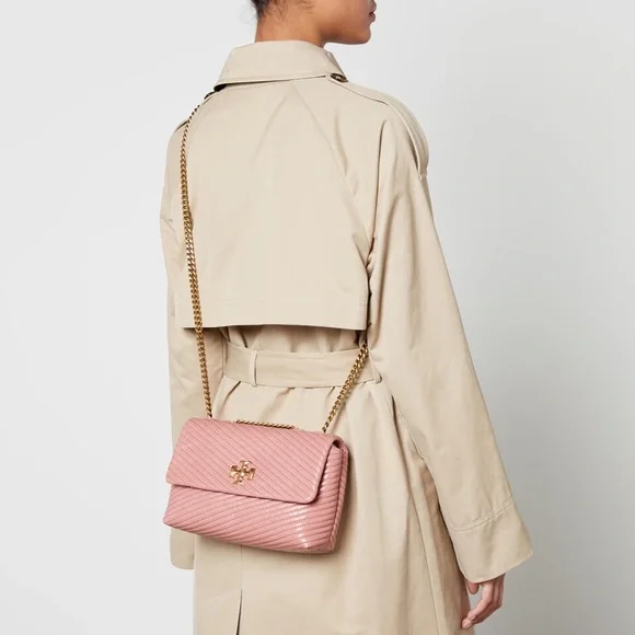 🌸NeW! Tory Burch SMALL KIRA MOTO QUILT CONVERTIBLE SHOULDER BAG